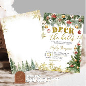 Weihnachts Deck die Hallen Bridal Dusche Einladung
