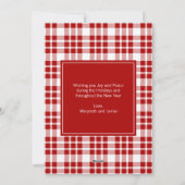 Weihnachts-Definition-3-Foto Feiertagskarte (Rückseite)