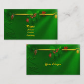 Weihnachts-Deko-Visitenkarte Visitenkarte (Vorne/Hinten)