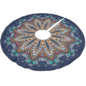 Weihnachts-Dekorationsrock Polyester Weihnachtsbaumdecke (Schrägansicht)