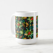 Weihnachts-Dekorative Muster Klassische Tasse, 15  Kaffeetasse (Vorderseite Links)
