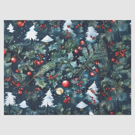 Weihnachts-Dekoupage-Kunsthandwerk Seidenpapier (Vorderseite)