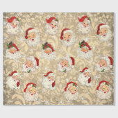 Weihnachts-Dekoupage Vintag Damask Geschenkpapier (Flach)