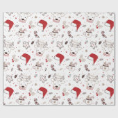 Weihnachts-Delikatspapier Geschenkpapier (Flach)