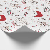 Weihnachts-Delikatspapier Geschenkpapier (Ecke)