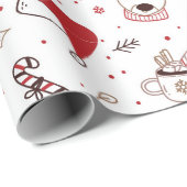 Weihnachts-Delikatspapier Geschenkpapier (Rolleneckpunkt)