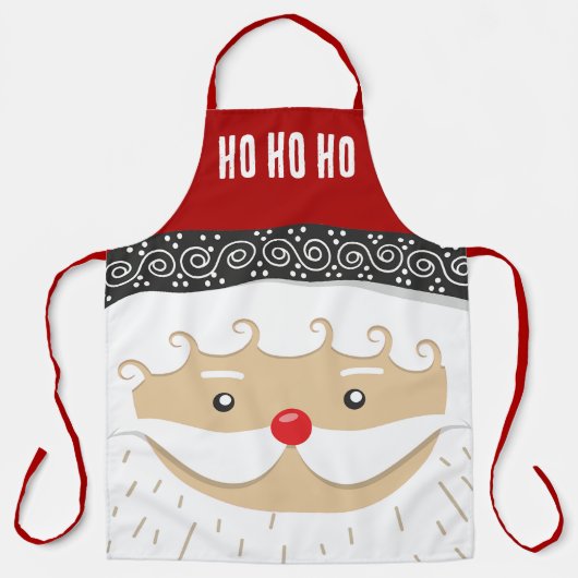 Weihnachts-Design All-over-Print-Schürze Schürze (Vorderseite)