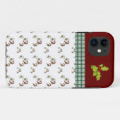 Weihnachts-Design iPhone Case (Rückseite (Horizontal))