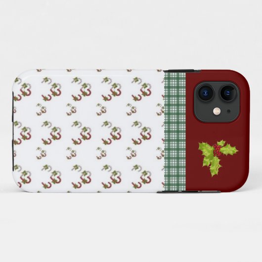 Weihnachts-Design iPhone Case (Rückseite (Horizontal))