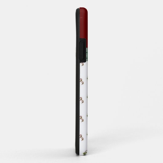 Weihnachts-Design iPhone Case (Hinten/Rechts)