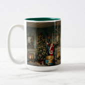 Weihnachts-Design-Kaffeebeutel Zweifarbige Tasse (Links)