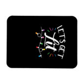 Weihnachts-Design - Lasst uns Lit bekommen Magnet (Horizontal)