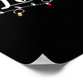 Weihnachts-Design - Lasst uns Lit bekommen Poster (Ecke)