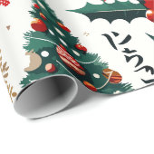 Weihnachts-Design-Muster - Japan Thema 2 Geschenkpapier (Rolleneckpunkt)