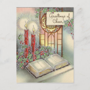 Weihnachts-Design PostCard Feiertagspostkarte
