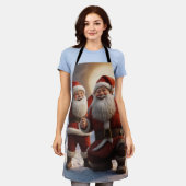Weihnachts-Design und kleine Helfer Schürze (Getragen)