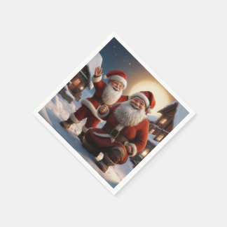 Weihnachts-Design und kleine Helfer Serviette