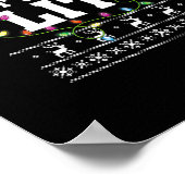 Weihnachts-Design-Zitat - Lasst uns uns was holen Poster (Ecke)