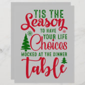 Weihnachts-Designzeit (Vorne/Hinten)