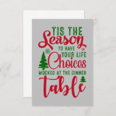 Weihnachts-Designzeit (Vorne/Hinten)