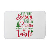 Weihnachts-Designzeit Badematte (Vorderseite)