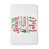 Weihnachts-Designzeit Badematte (Vorderseite Vertikal)