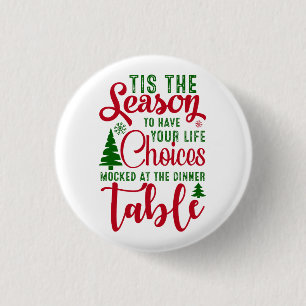Weihnachts-Designzeit Button