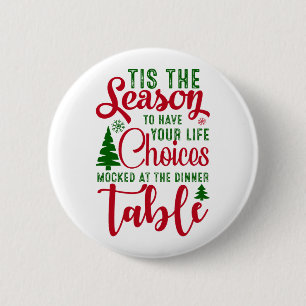 Weihnachts-Designzeit Button