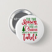 Weihnachts-Designzeit Button (Vorne & Hinten)