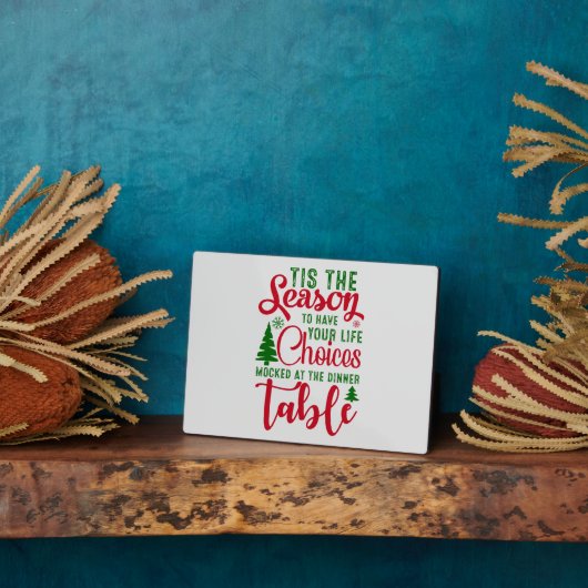 Weihnachts-Designzeit Fotoplatte (Seite)