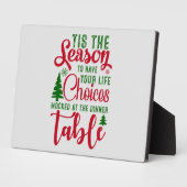 Weihnachts-Designzeit Fotoplatte (Seite)