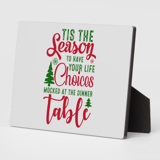 Weihnachts-Designzeit Fotoplatte (Seite)