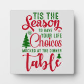 Weihnachts-Designzeit Fotoplatte (Vorderseite)