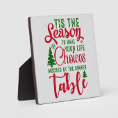 Weihnachts-Designzeit Fotoplatte (Vorderseite)