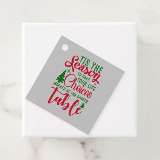 Weihnachts-Designzeit Geschenkanhänger (Beispiel)