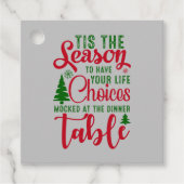 Weihnachts-Designzeit Geschenkanhänger (Vorderseite)