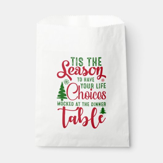 Weihnachts-Designzeit Geschenktütchen (Vorderseite)