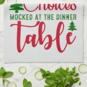 Weihnachts-Designzeit Geschirrtuch (Gefaltet)