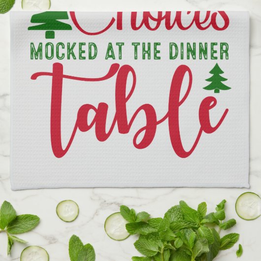 Weihnachts-Designzeit Geschirrtuch (Gefaltet)