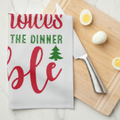 Weihnachts-Designzeit Geschirrtuch (Viertel Falte)