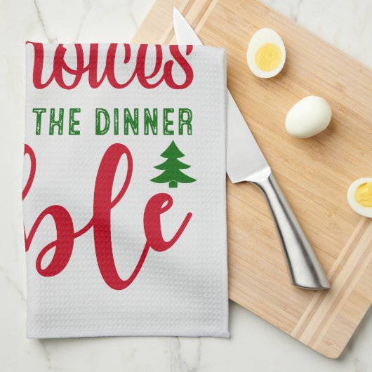 Weihnachts-Designzeit Geschirrtuch (Viertel Falte)