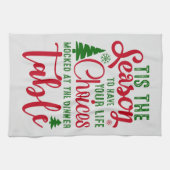 Weihnachts-Designzeit Geschirrtuch (Horizontal)