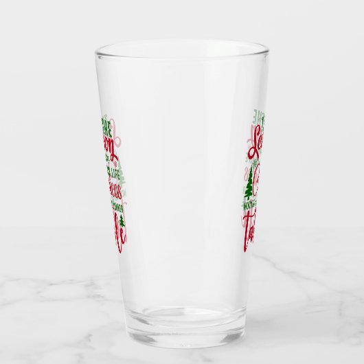 Weihnachts-Designzeit Glas (Links)