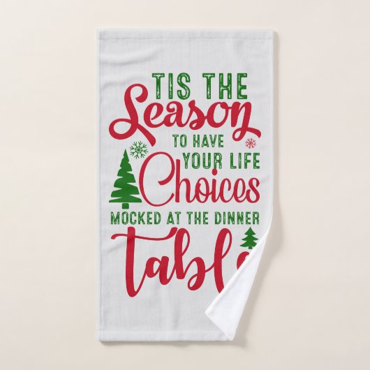 Weihnachts-Designzeit Handtuch (Handtuch)