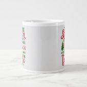 Weihnachts-Designzeit Jumbo-Tasse (Vorderseite)