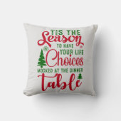 Weihnachts-Designzeit Kissen (Vorderseite)