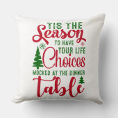 Weihnachts-Designzeit Kissen (Vorderseite)