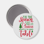 Weihnachts-Designzeit Magnet (Vorderseite/Rückseite)