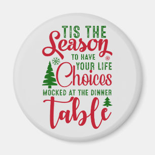 Weihnachts-Designzeit Magnet