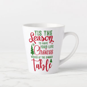 Weihnachts-Designzeit Milchtasse